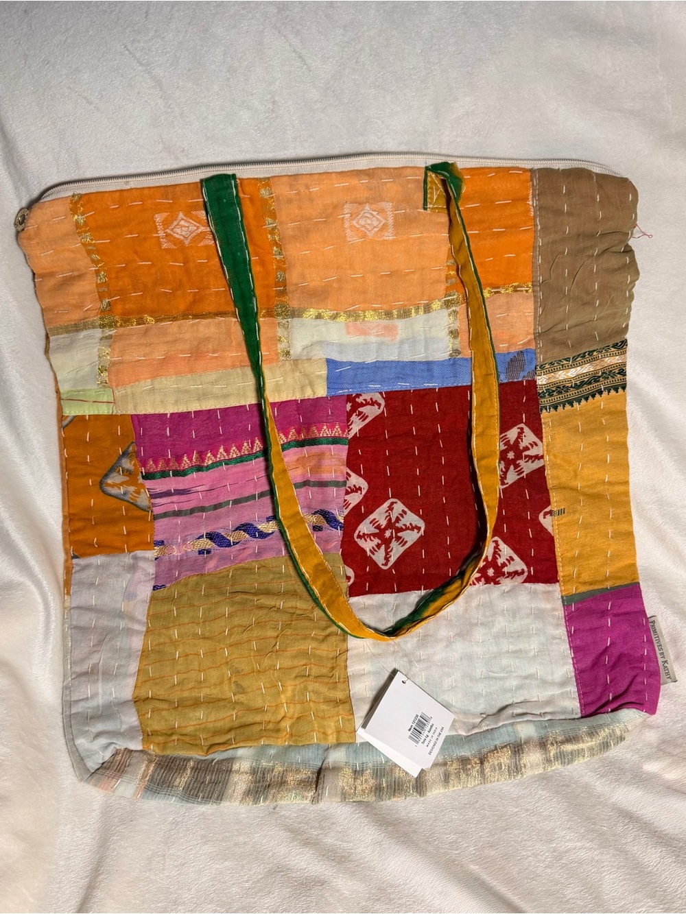 NWT Multi-Color Patchwork Tote Bag